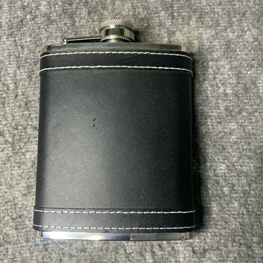 Bey Berk 6 oz. Stainless Steel Flask